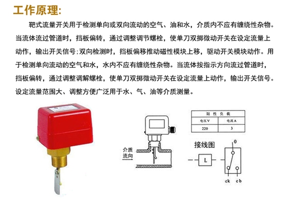 靶式流量开关工作原理