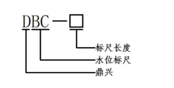 水位标尺型号编制